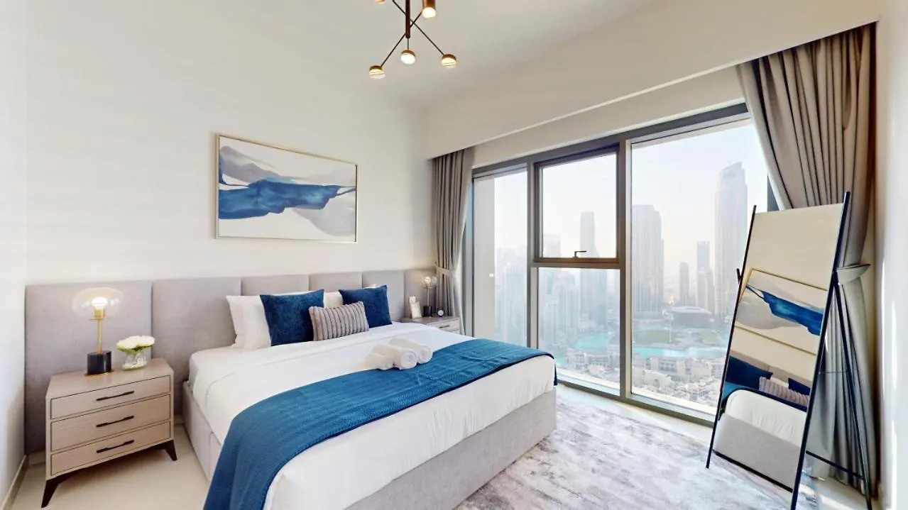 Burj Royale - Mesmerizing Three Bed With Burj View Dubaj Apartman